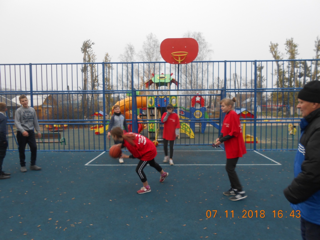 В Солотче прошли соревнования по стритболу 07.11.2018