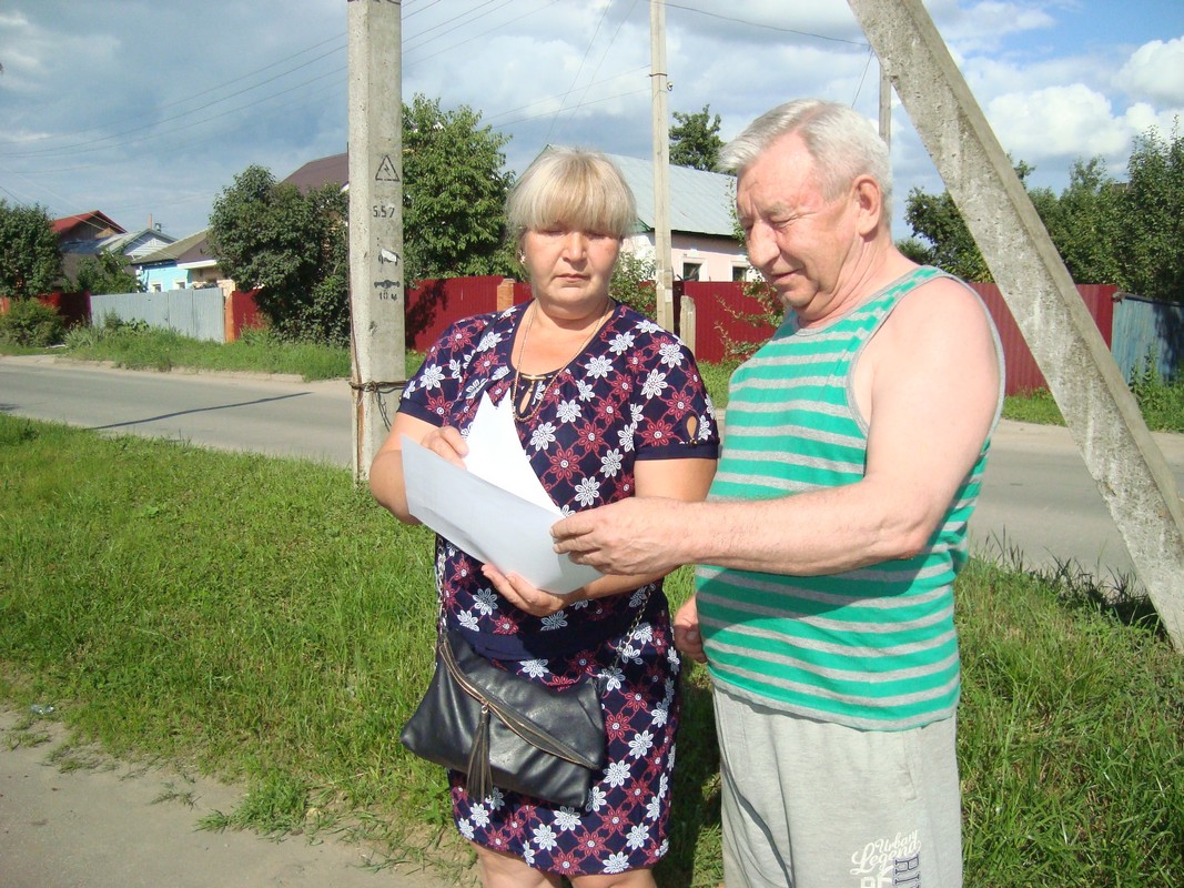 С жителями поселка Дягилево в Московском районе прошла встреча 01.08.2017