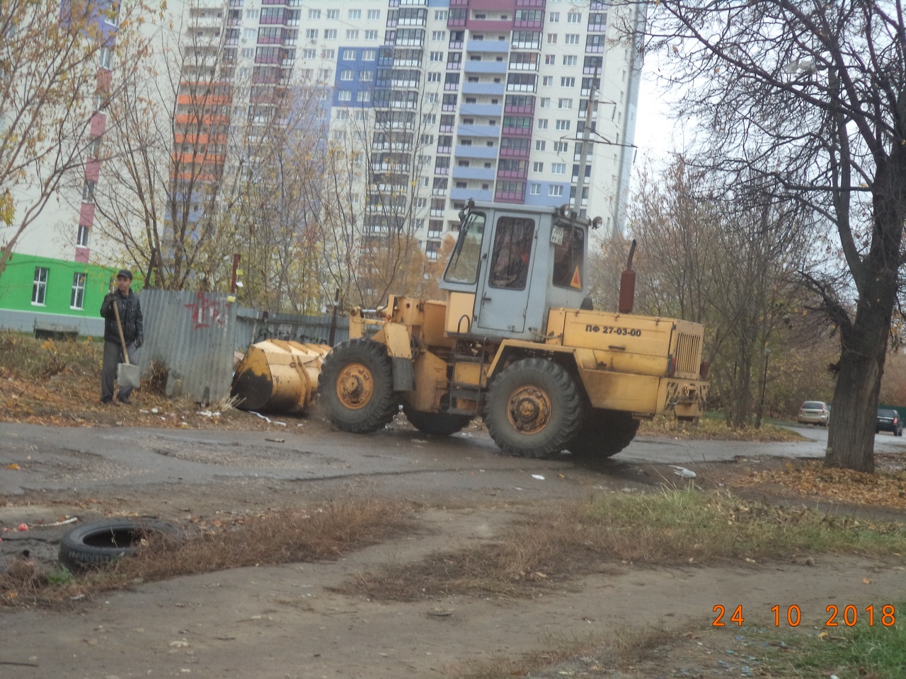 Ликвидирована свалка бытового мусора у дома 35 по Московскому шоссе 24.10.2018