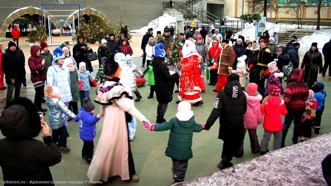 Более 70 тысяч рязанцев и гостей города посетили новогодние праздничные мероприятия
