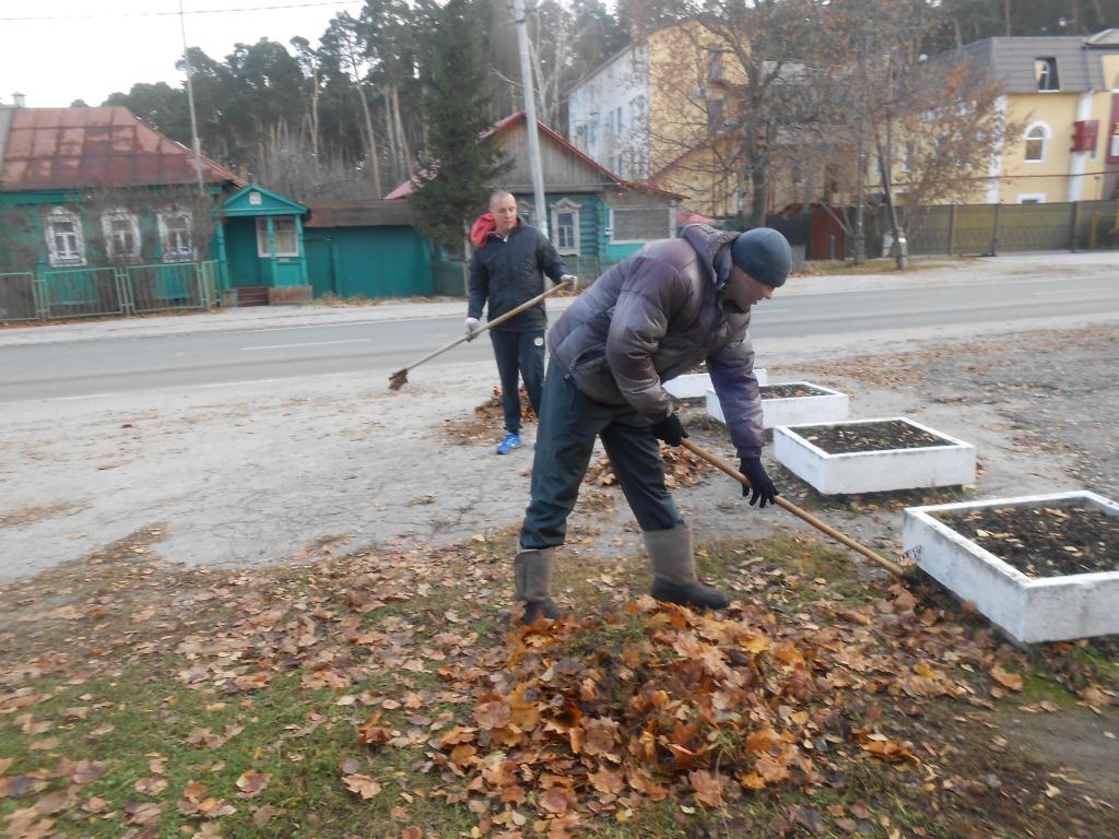 В Солотче продолжаются работы по благоустройству 03.11.2017