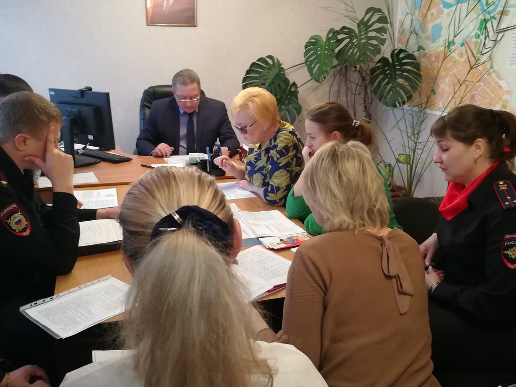 В Советском районе прошло заседание общественной комиссии по профилактике правонарушений 06.02.2019
