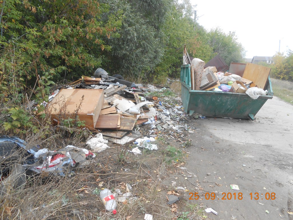 Ликвидирована свалка мусора в 12-м районе поселка Борки 01.10.2018