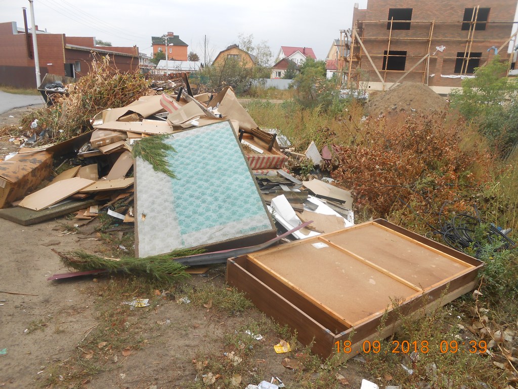 Ликвидирована свалка мусора в 9-м районе поселка Борки 01.10.2018