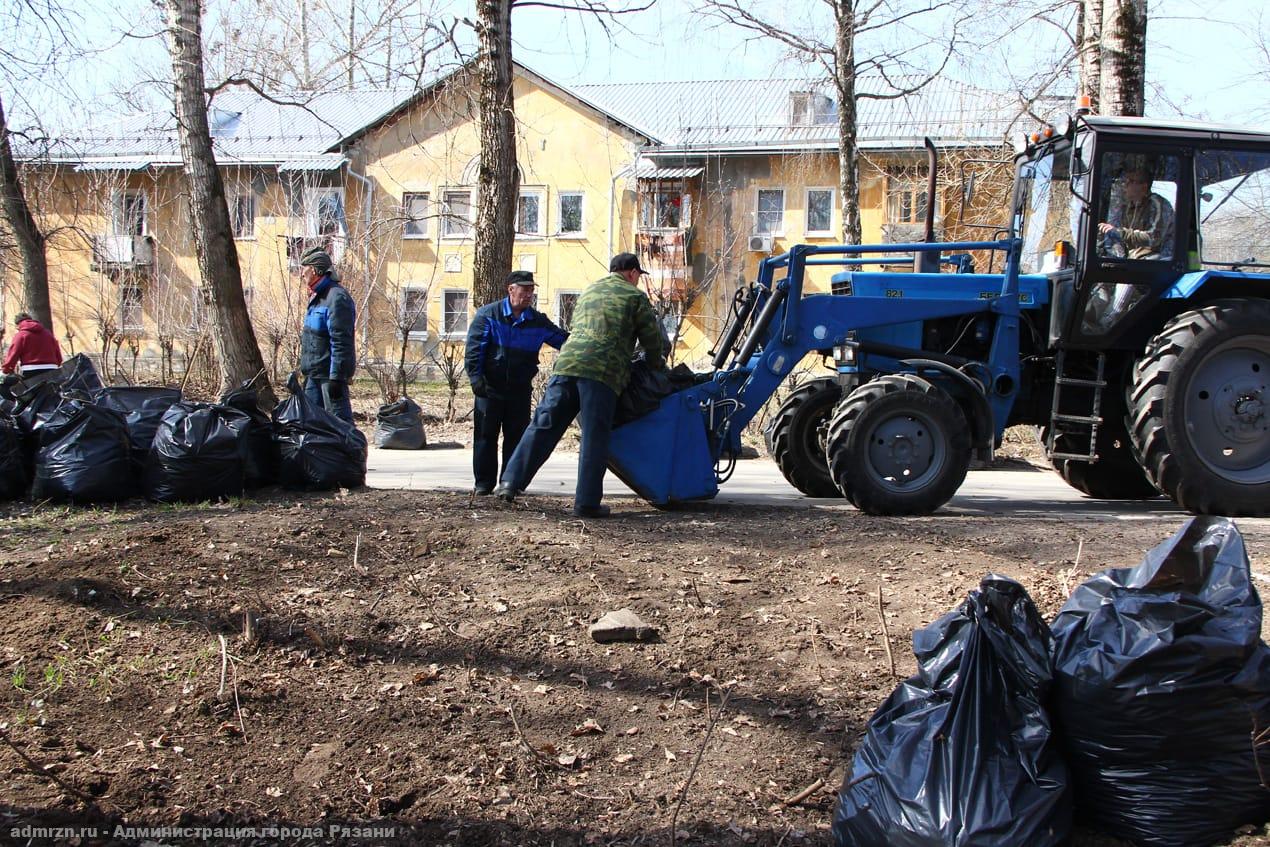 В Рязани продолжается весенний месячник по благоустройству