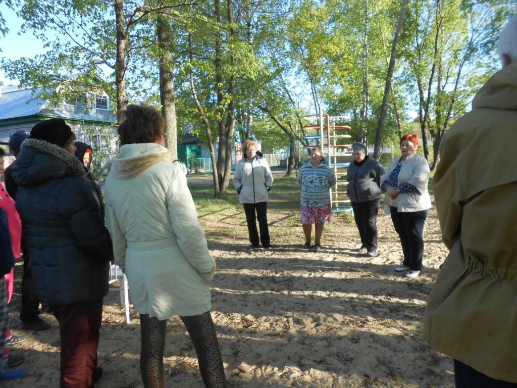 В Солотче проведен сход жителей улицы Порядок 10.05.2017
