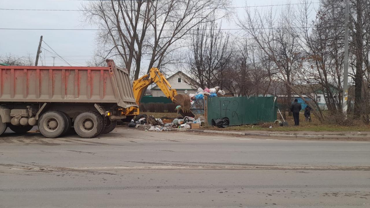 Организованы и проведены работы по вывозу твердых бытовых отходов на Михайловском шоссе