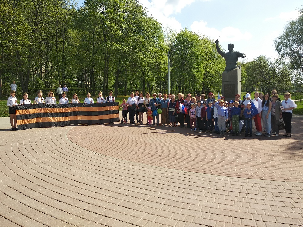 В Октябрьском районе состоялось мероприятие, посвященное празднованию Дня Победы