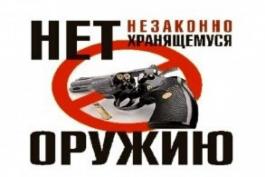 О добровольной сдаче незаконно хранящегося оружия 19.12.2022