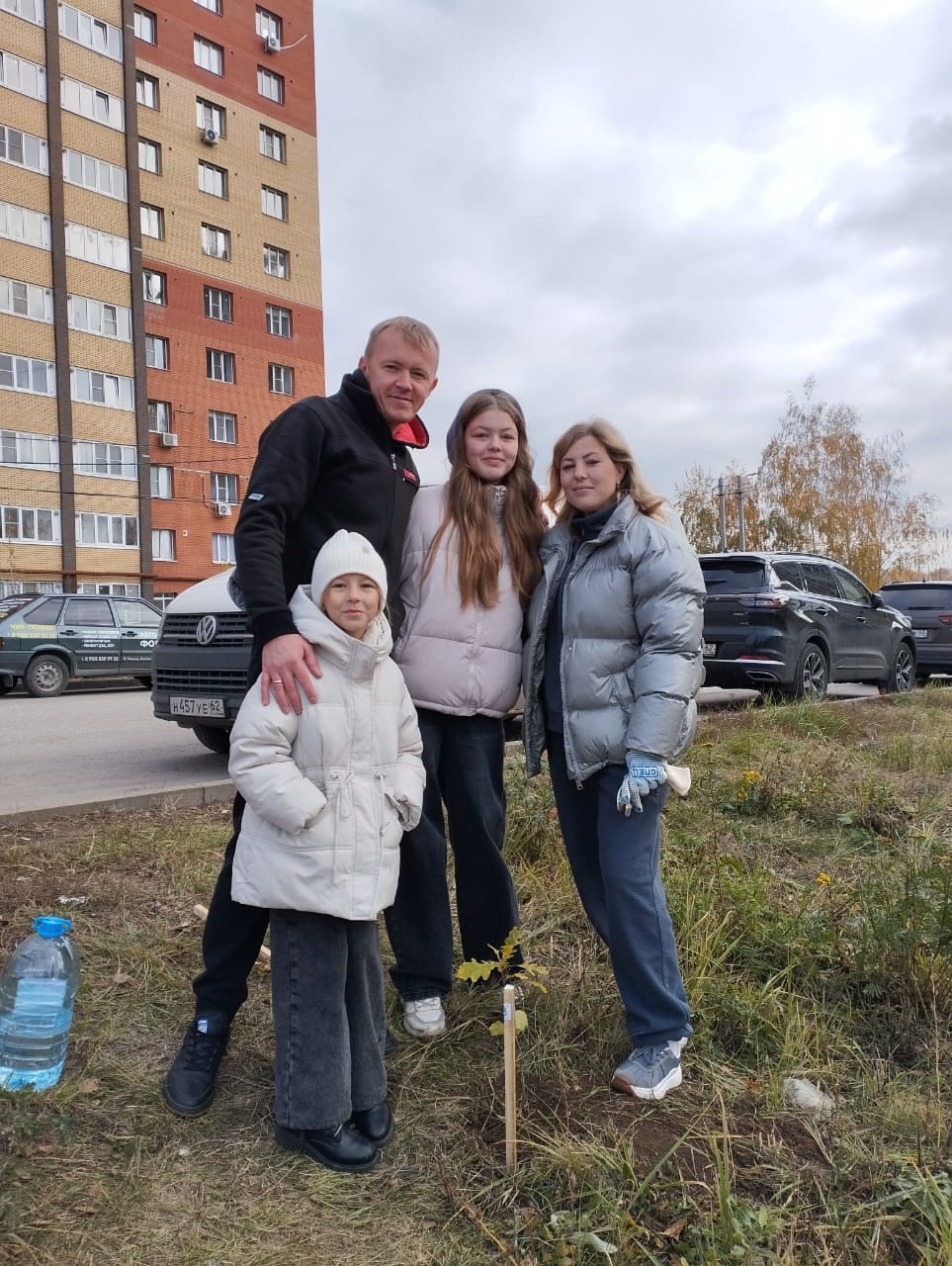 Рязанцы посадили семейные деревья