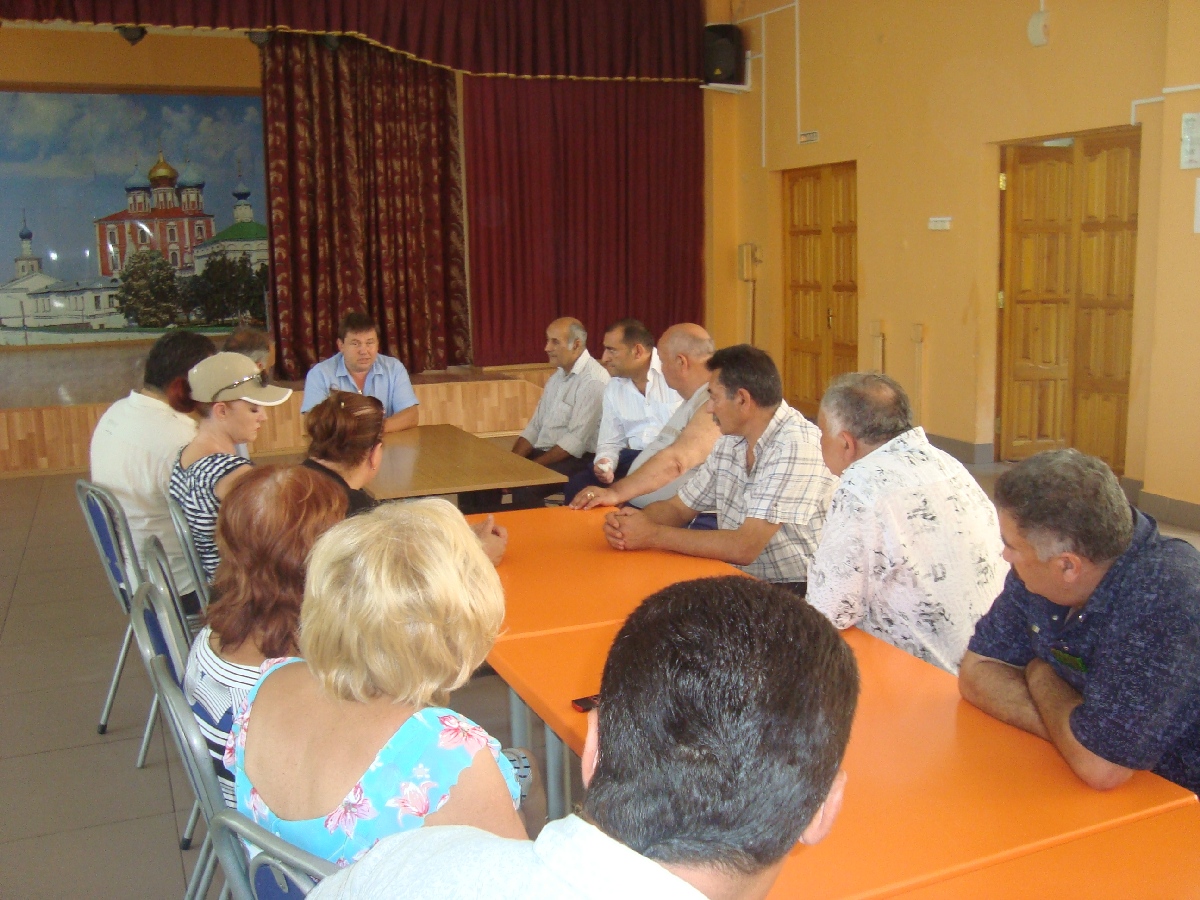 В поселке Дягилево организована встреча с местными жителями 14.07.2016