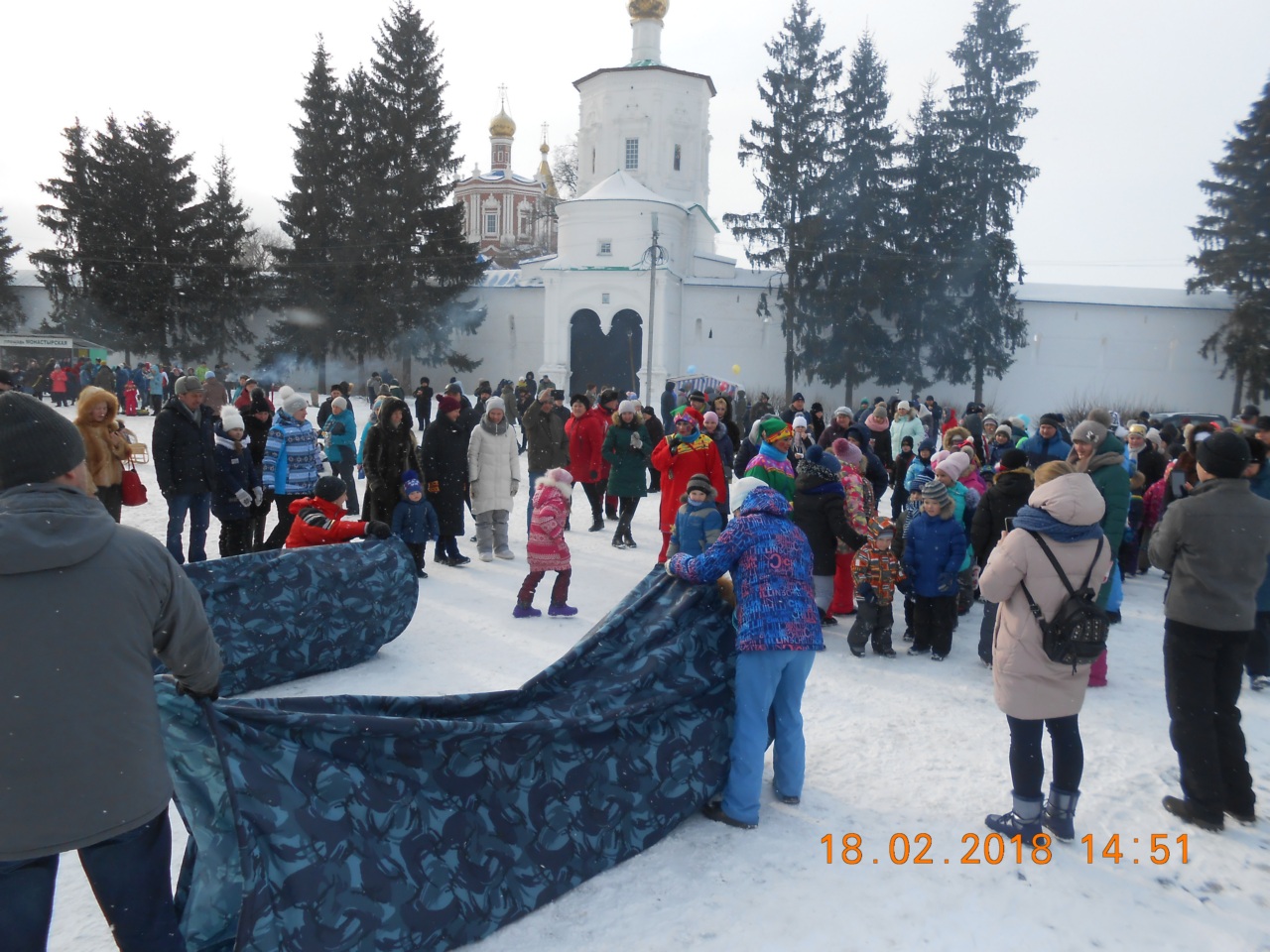 В Солотче прошли Масленичные гуляния 20.02.2018