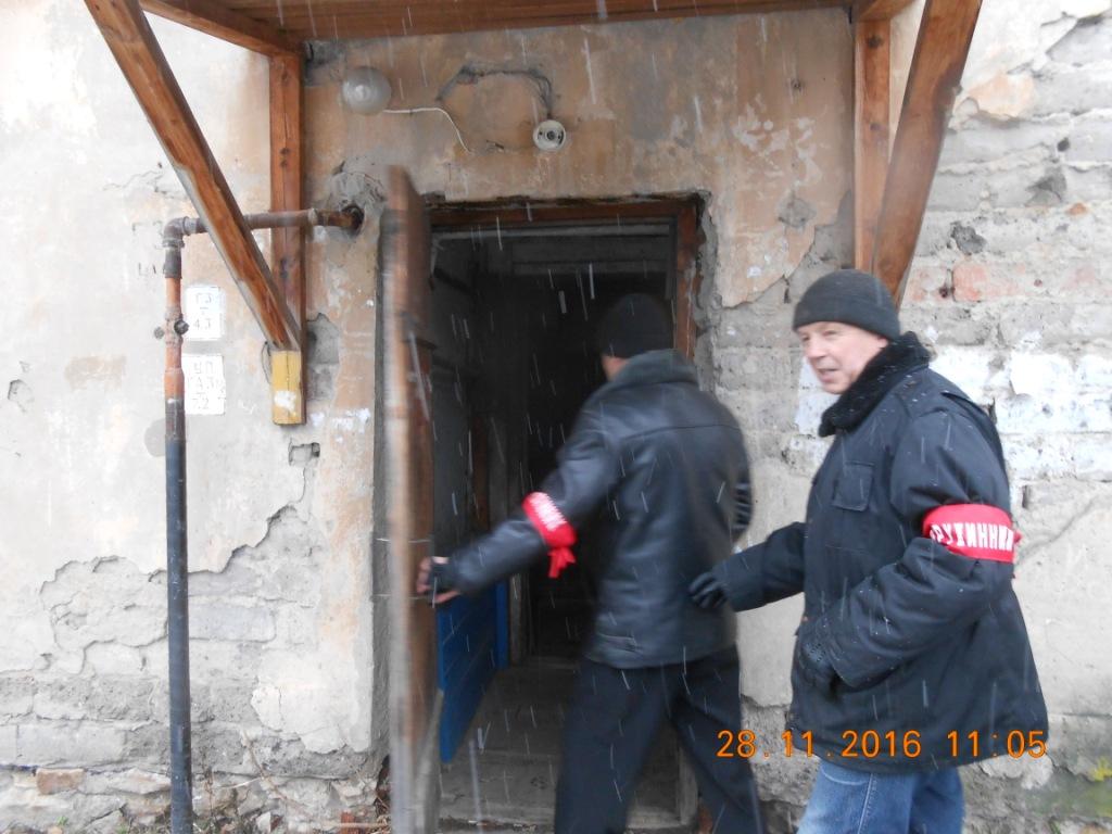 В Советском районе продолжаются рейды по проверке пустующих жилых домов 29.11.2016