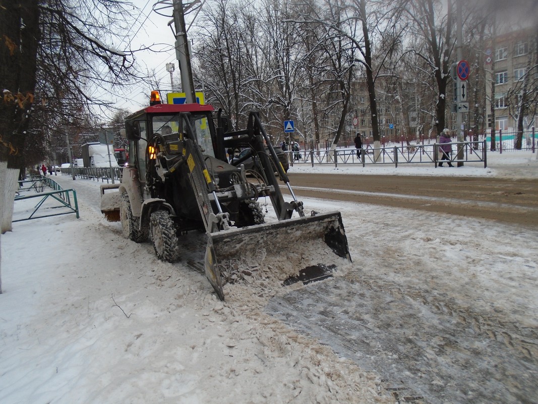 Об очистке тротуаров от снега 29.11.2018