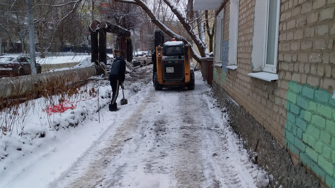 Проведены работы по расчистке муниципальных территорий от снега