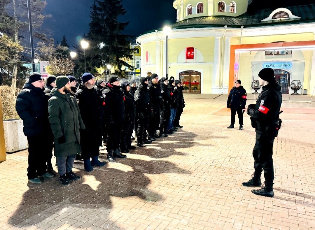 Народные дружинники обеспечивали общественный порядок при проведении новогодних мероприятий