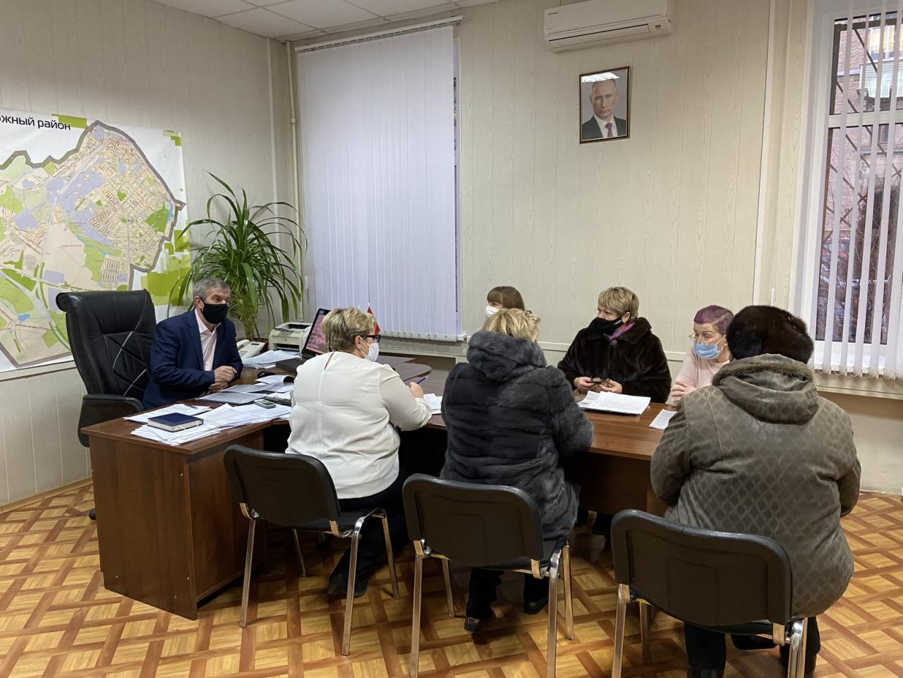 Проведена встреча с инициативной группой жильцов дома 82, кор.1 по ул. Шевченко