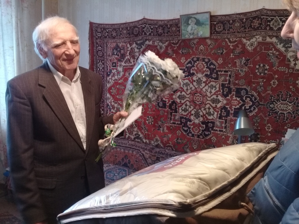 Участник Великой Отечественной войны Рубанов Федор Иванович отметил 90-летие 02.11.2017