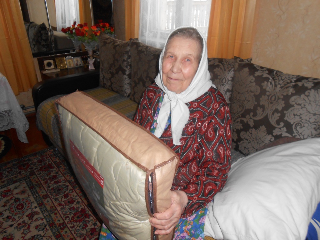Жительницу Солотчи Пантюхину Марию Михайловну поздравили с 90-летием 17.01.2018