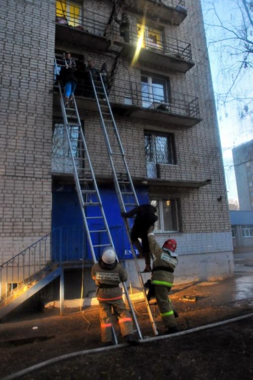 Отделом аварийно-спасательной службы было принято участие в ликвидации пожара 05.11.2014