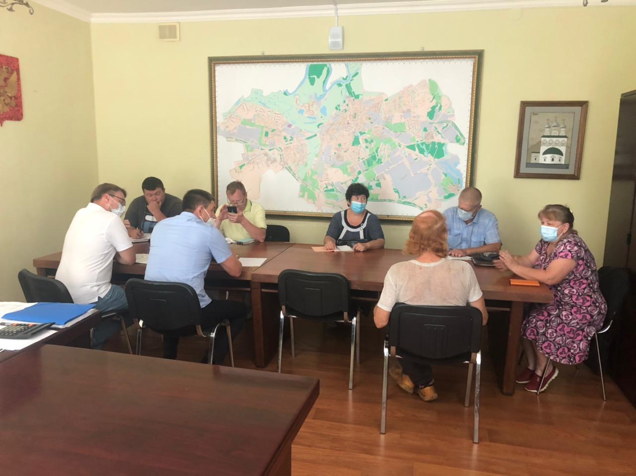 МКУ “Управление по делам территории города Рязани” провело рабочее совещание