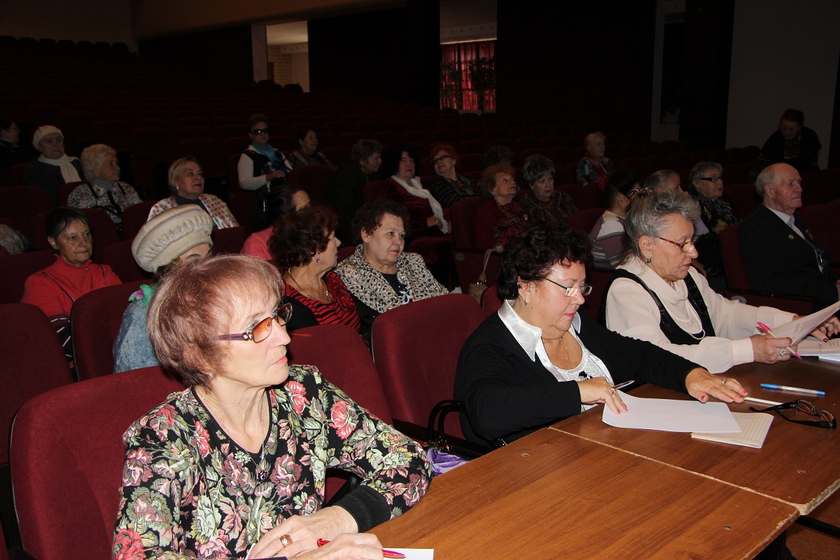 В Железнодорожном районе прошла отчетно-выборная конференция Совета ветеранов