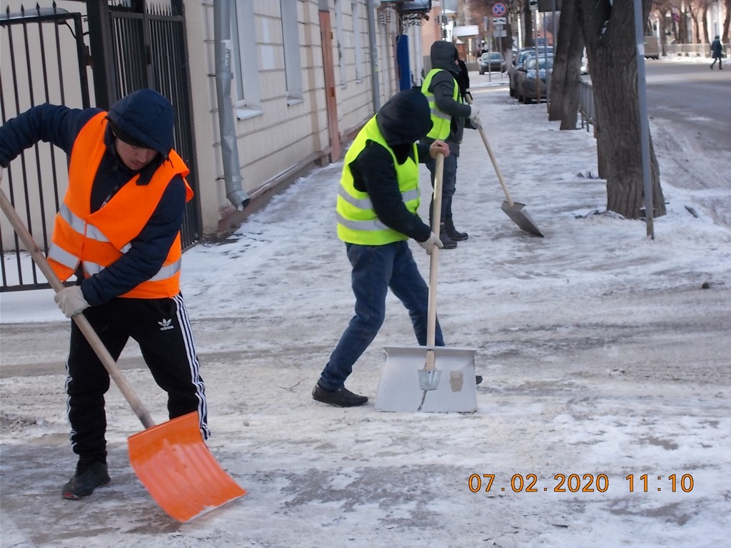 О контроле за уборкой снега 07.02.2020