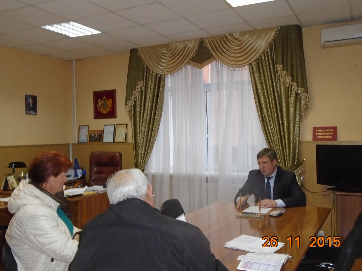 Префект Московского района провел личный прием граждан 26.11.2015