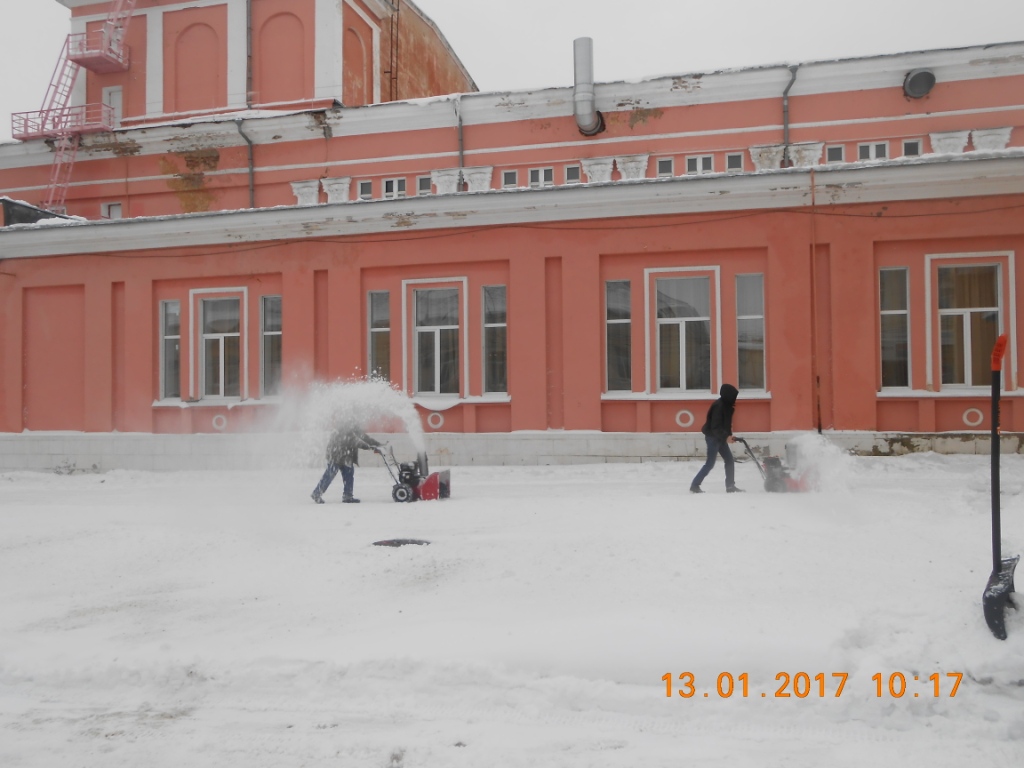 Проводится контроль за зимней уборкой в Советском районе 13.01.2017