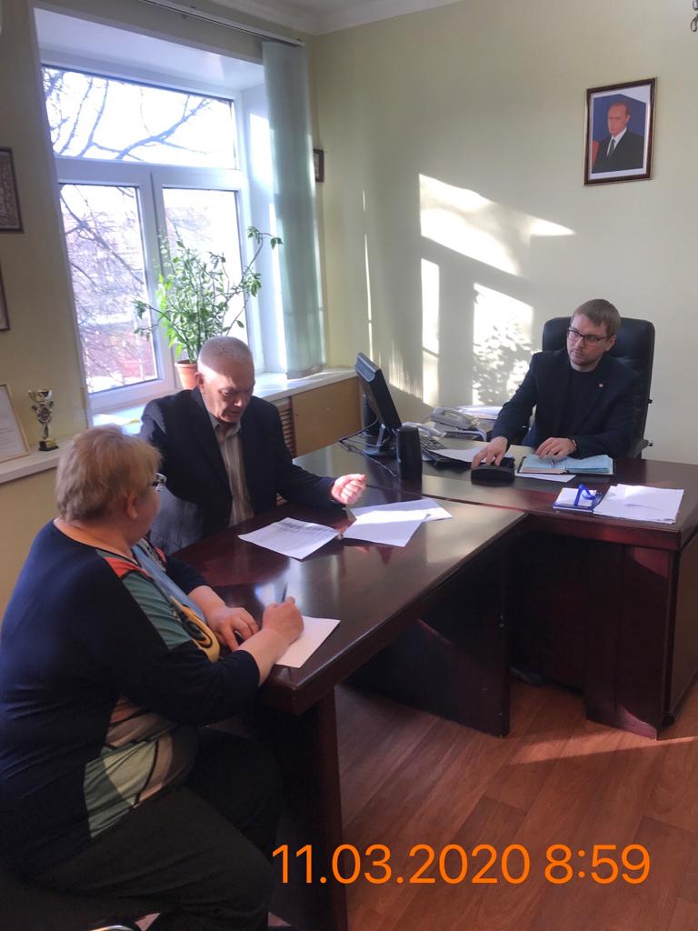 11 марта состоялось очередное совещание с управляющими организациями  Октябрьского района