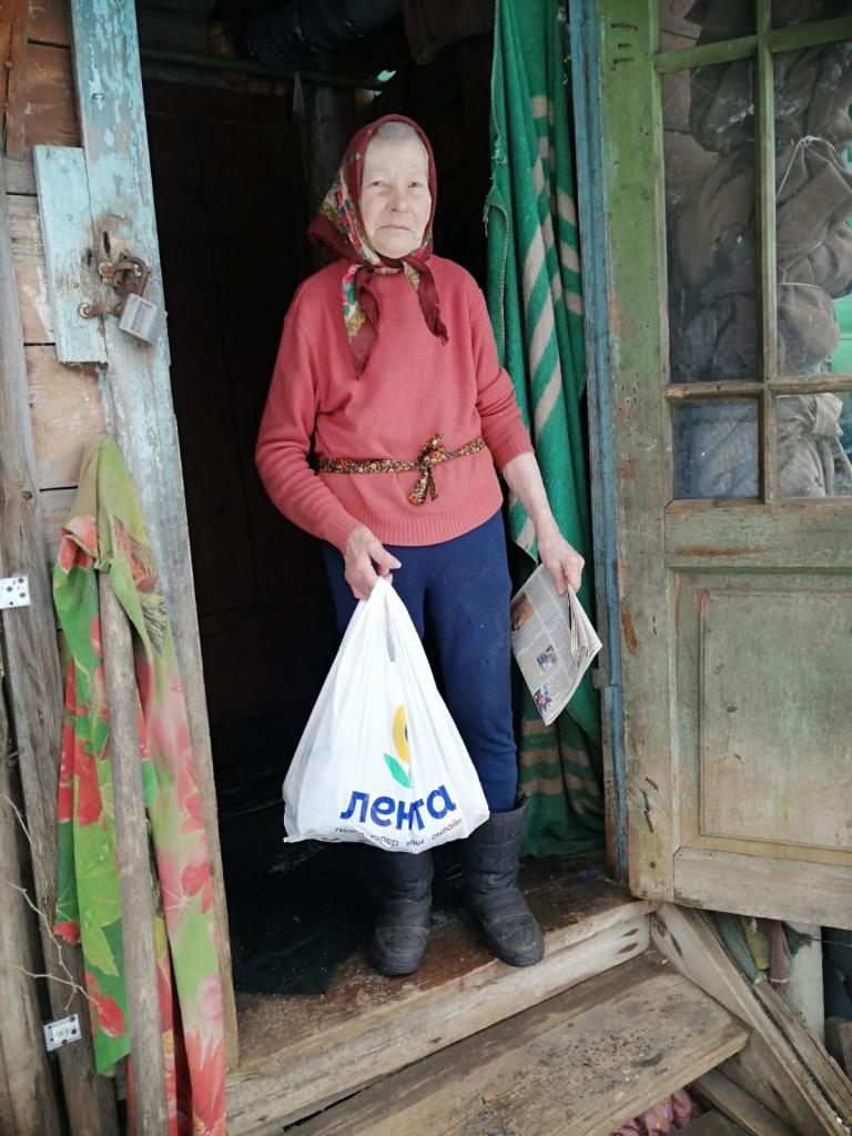 Организация помощи одиноким пожилым гражданам поселка Солотча, оказавшимся в трудной жизненной ситуации 27.02.2023