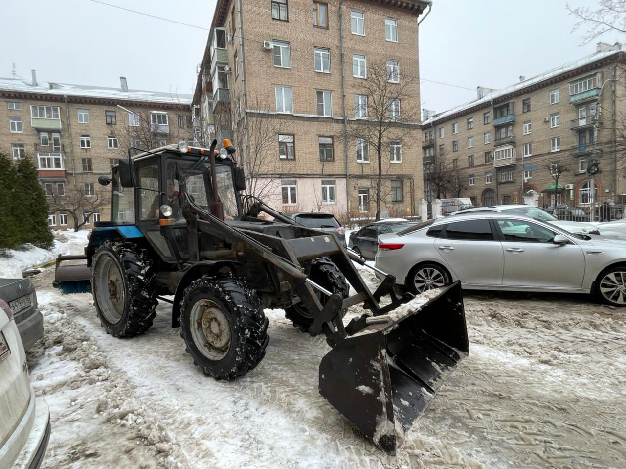 О расчистке снега на территории Железнодорожного района