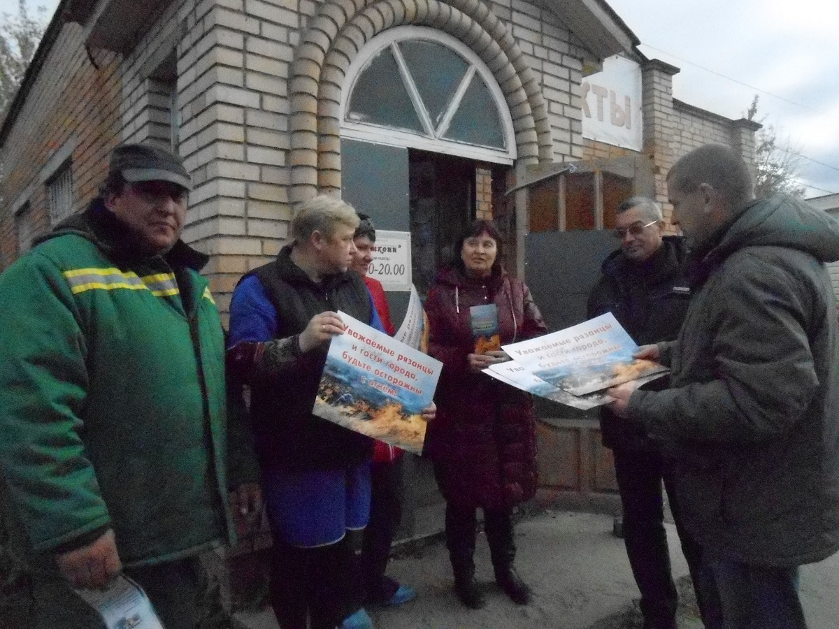 Проведен сход жителей поселка Соколовка Октябрьского района по противопожарной безопасности