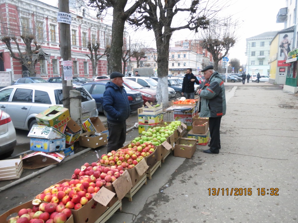 Ликвидирована несанкционированная торговля на улице Павлова