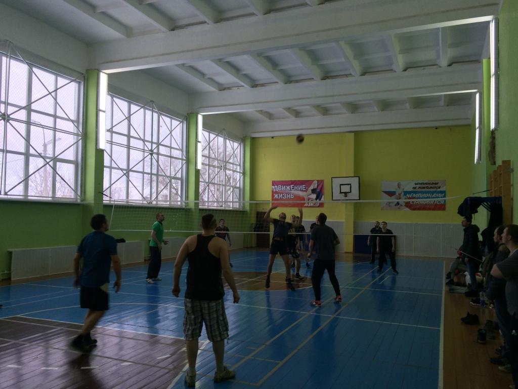В Солотче состоялись соревнования по волейболу 16.02.2017