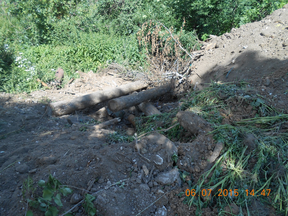 В поселке Карцево проведены работы по устройству водоотведения