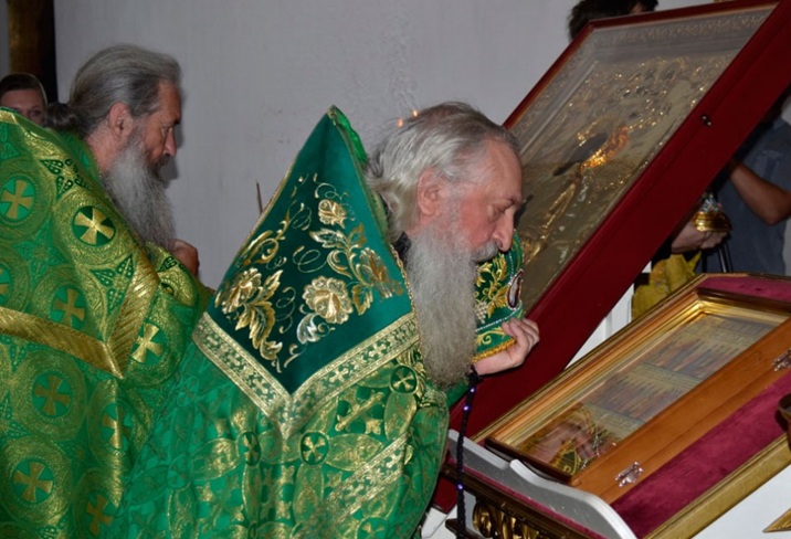 Рязань получила древнюю чудотворную икону Сергия Радонежского с частицей мощей