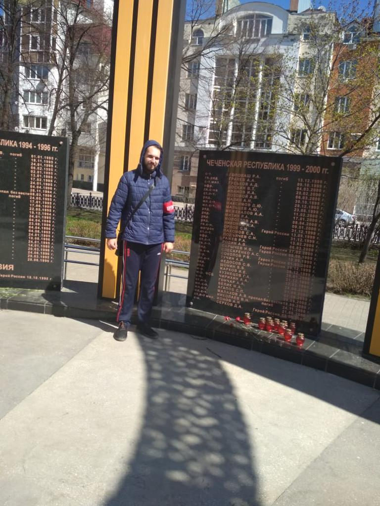 Народные дружинники принимают участие в охране монументов воинской славы 05.05.2022