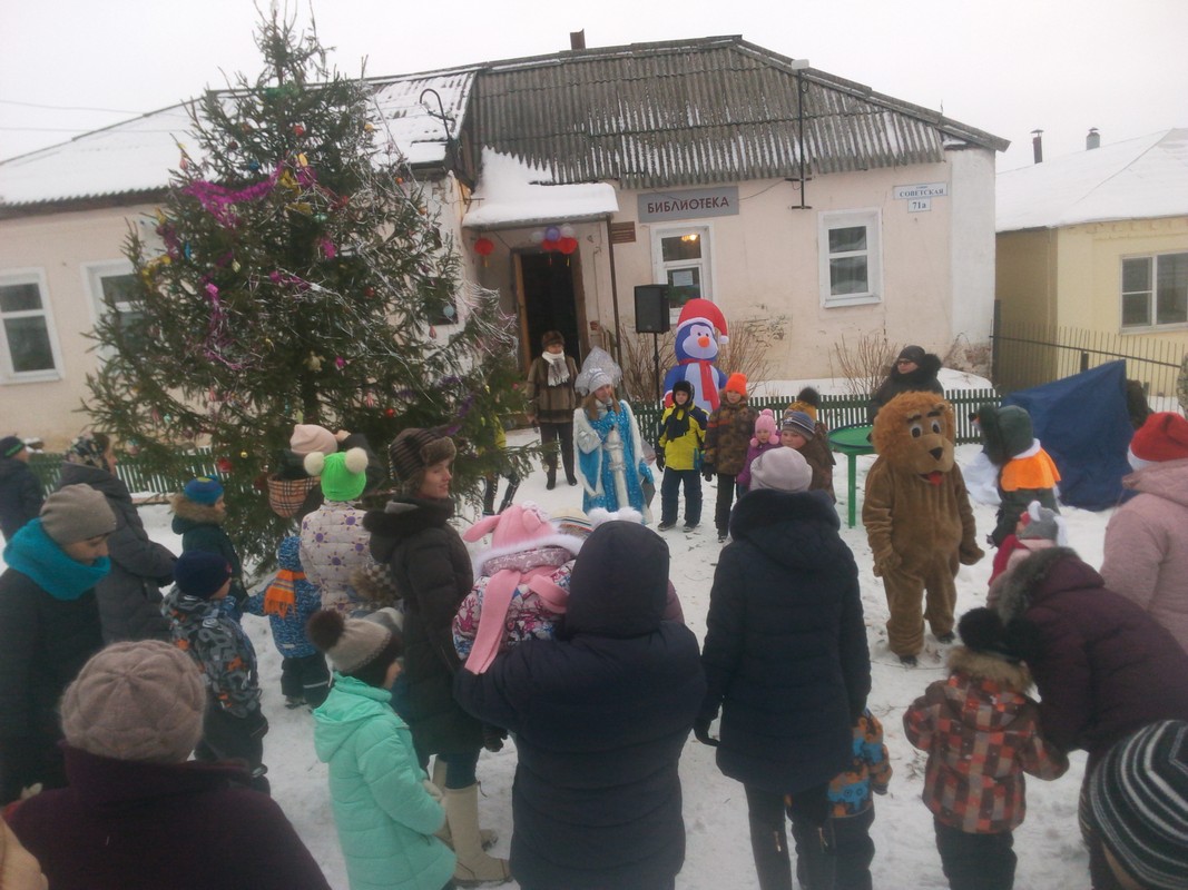 В поселке Семчино прошел Новогодний праздник 28.12.2016