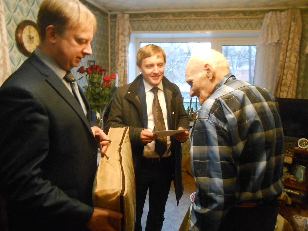 Ветеран Великой Отечественной войны Маслов Борис Александрович отметил свое 95-летие