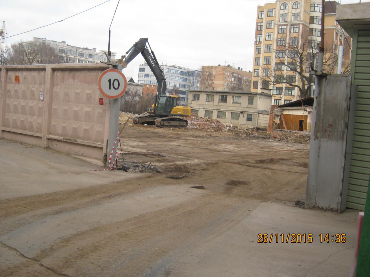 Приняты меры по устранению вывоза грязи со стройплощадки на территорию города