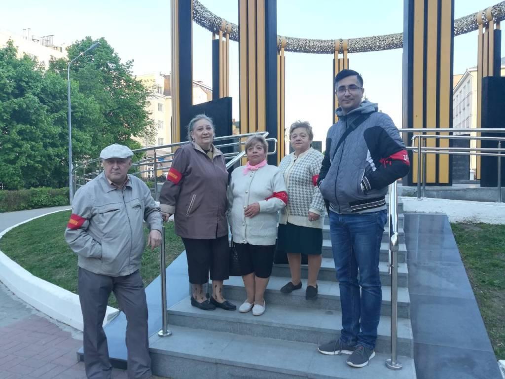 Народные дружинники обеспечивали правопорядок возле монументов и памятников воинской славы 14.05.2018