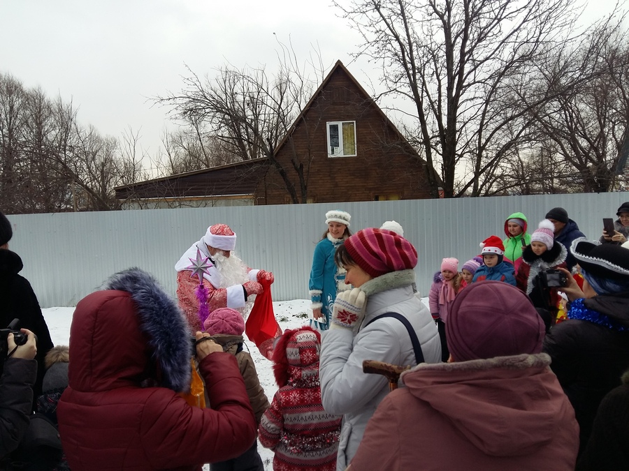 В поселке Храпово проведен новогодний праздник