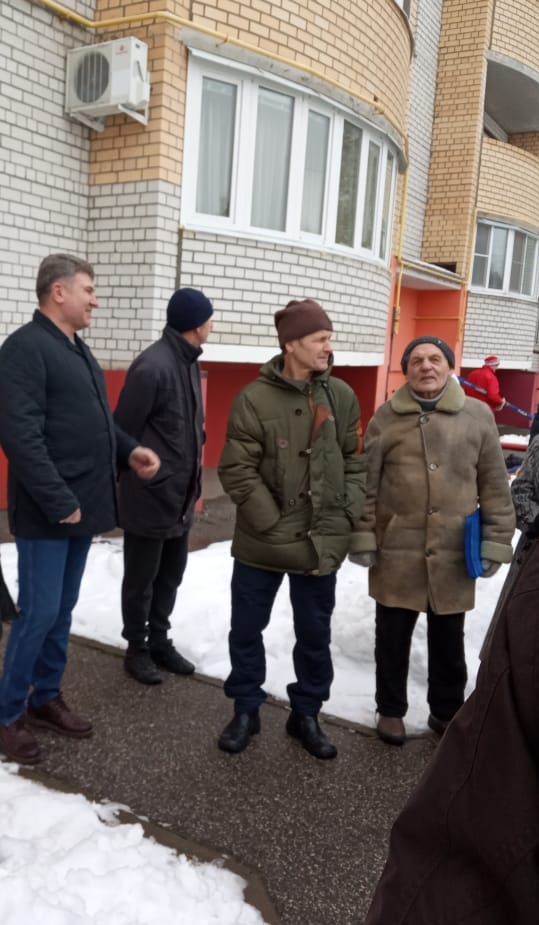 В Солотче на улице Мещерской проведена встреча с жителями 03.02.2020