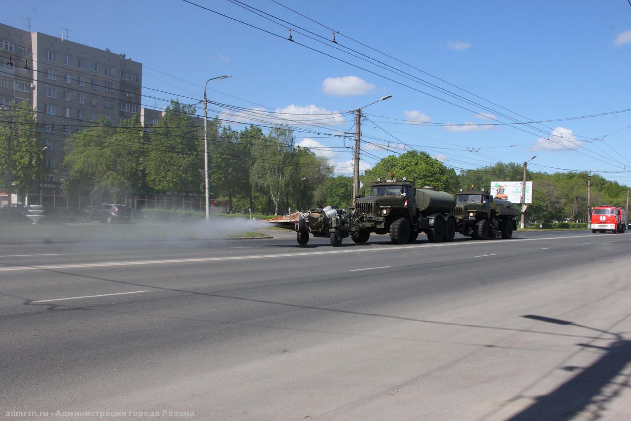 В Московском районе провели аэрозольную дезинфекцию 21.05.2020