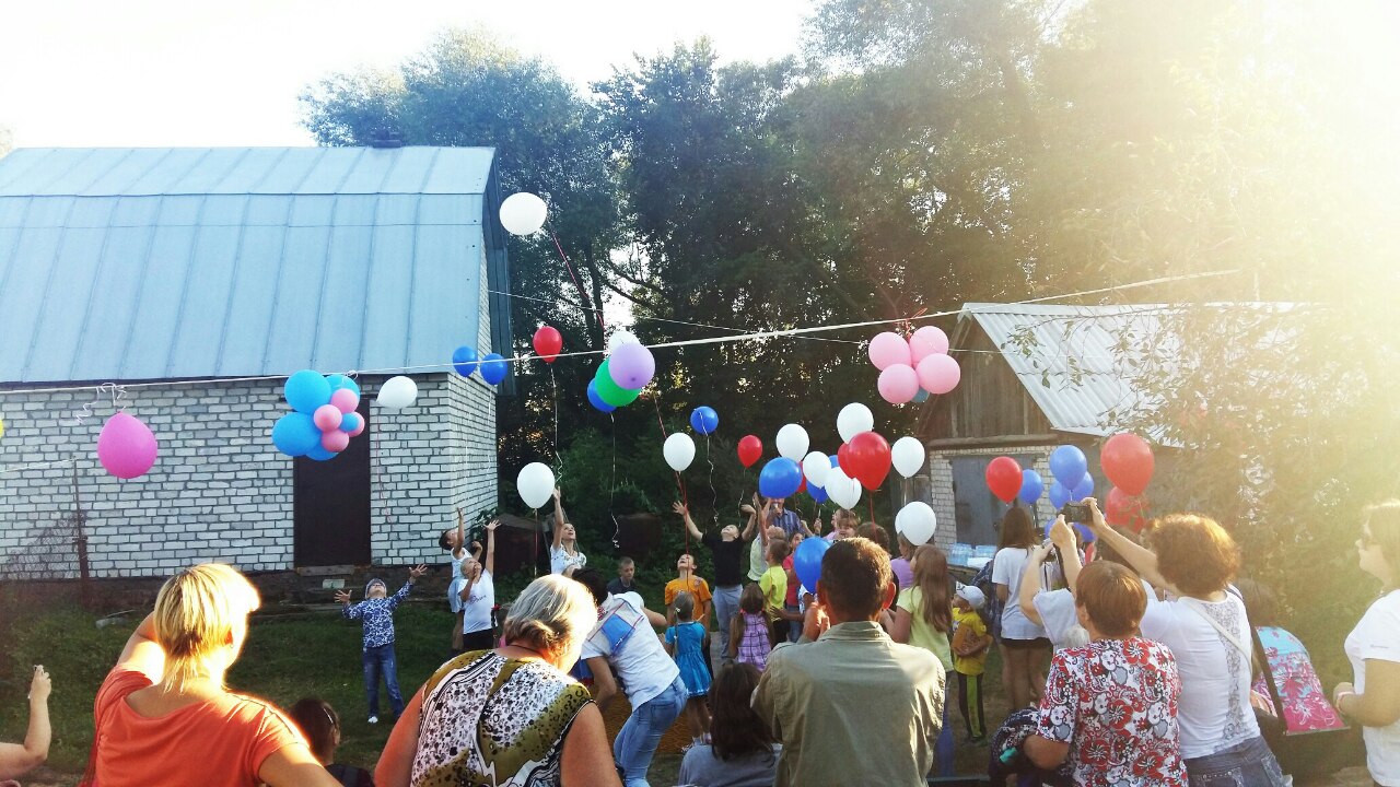 Для детей из поселка Храпово организован праздник, посвященный началу учебного года