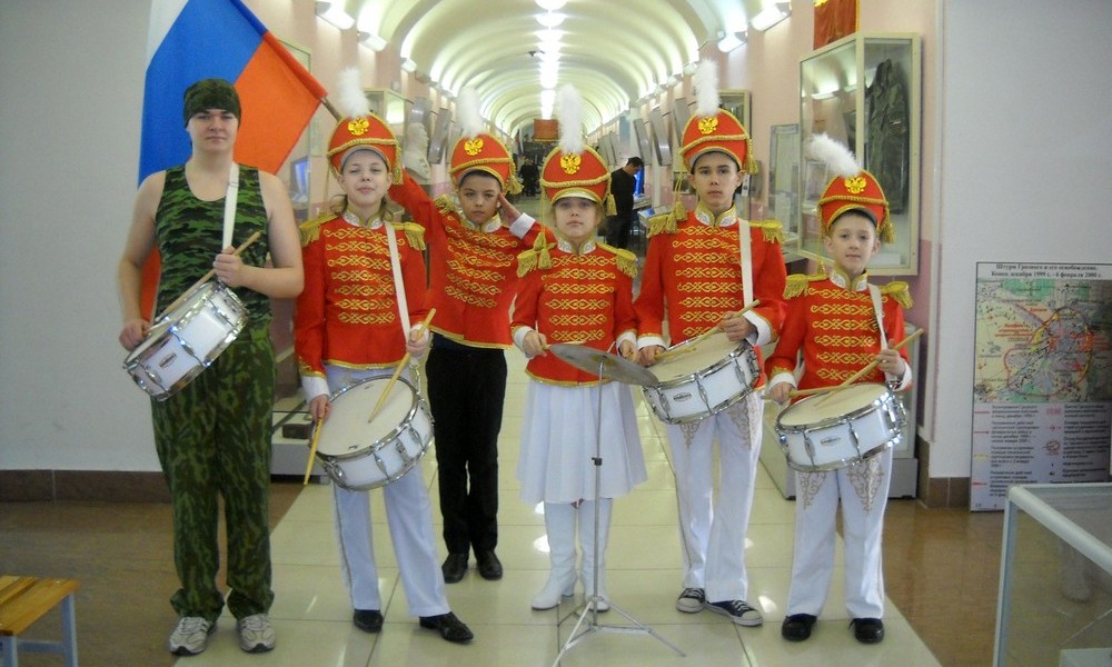 Ансамбль барабанщиков ДШИ № 7 принял участие в военно-историческом марафоне «Скобелев-Суворову равный»