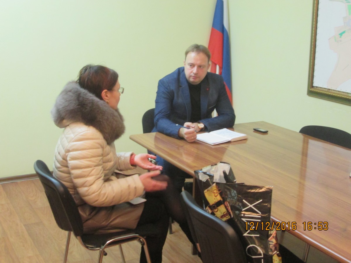 Начальник префектуры Александр Селиванов провел личный прием граждан