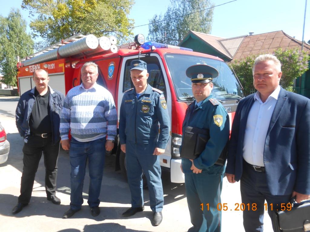 В поселке Солотча проведена проверка правил пожарной безопасности 11.05.2018