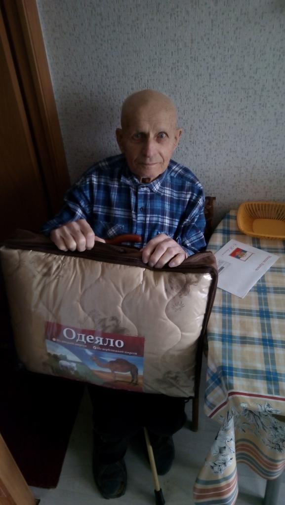 Продолжаются поздравления ветеранов Великой Отечественной войны с 90-летним юбилеем